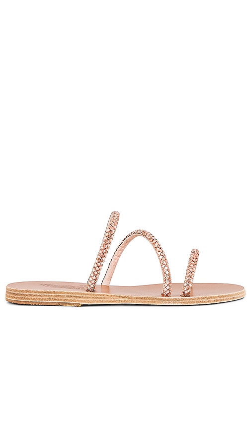 Ancient Greek Sandals Polytimi Sandal in Rose Gold - Ancient Greek Sandals Sandale Polytimi en or rose - 古希腊凉鞋 Polytimi 玫瑰金凉鞋 - Antike griechische Sandalen Polytimi Sandale in Roségold - 고대 그리스 샌들 로즈 골드 소재의 폴리티미 샌들 - Sandali dell'antica Grecia Sandalo Polytimi in oro rosa