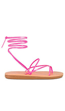 Ancient Greek Sandals String Flip Flop in Pink - Ancient Greek Sandals - Tongs à ficelle - Rose - 古希腊凉鞋 粉色系带人字拖 - Antike griechische Sandalen String Flip Flop in Rosa - 에인션트 그릭 샌들 스트링 플립플롭 핑크 색상 - Sandali greci antichi con stringhe infradito in rosa