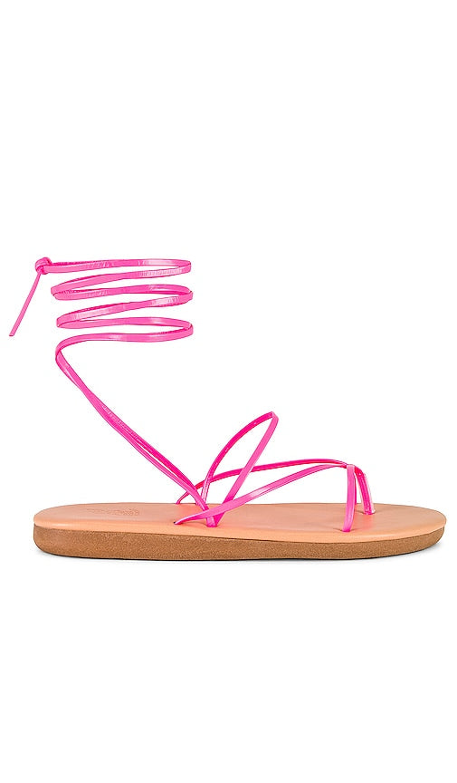 Ancient Greek Sandals String Flip Flop in Pink - Ancient Greek Sandals - Tongs à ficelle - Rose - 古希腊凉鞋 粉色系带人字拖 - Antike griechische Sandalen String Flip Flop in Rosa - 에인션트 그릭 샌들 스트링 플립플롭 핑크 색상 - Sandali greci antichi con stringhe infradito in rosa