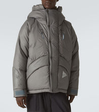 And Wander Logo puffer jacket