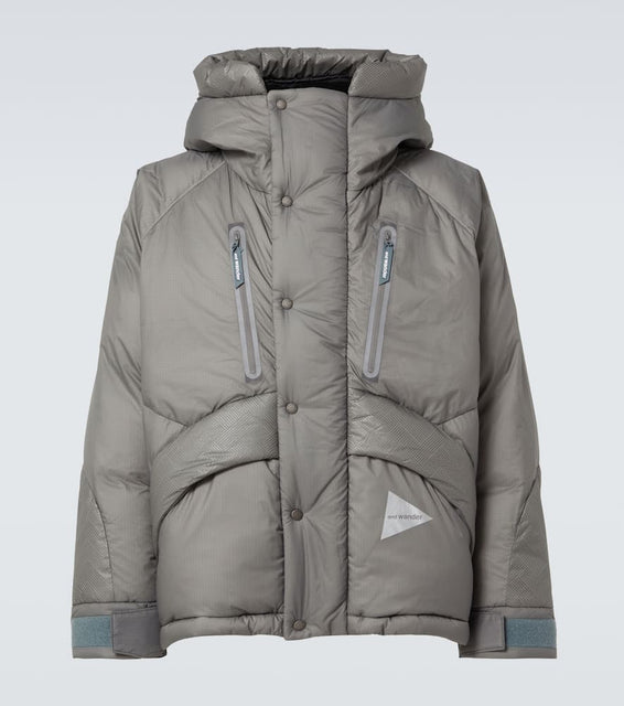 And Wander Logo puffer jacket