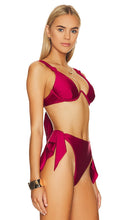 Andrea Iyamah Rai Two Piece Bikini Top in Red