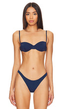 Anemos The Balconette Underwire Bikini Top in Navy - Haut de bikini à armatures balconnet Anemos en bleu marine - Anemos 海军蓝 Balconette 钢托比基尼上衣 - Anemos The Balconette Bügel-Bikinioberteil in Marineblau - Anemos The Balconette 언더와이어 비키니 탑 네이비 색상 - Anemos Top bikini a balconcino con ferretto in blu marino