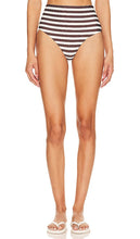 Anemos The High Waist Cheeky Bikini Bottom in Chocolate - Bas de bikini coquin taille haute Anemos en chocolat - Anemos 巧克力色高腰厚脸比基尼泳裤 - Anemos, die freche Bikinihose mit hoher Taille in Schokolade - Anemos The 하이 웨이스트 치키 비키니 하의 - Anemos Lo slip bikini sfacciato a vita alta color cioccolato