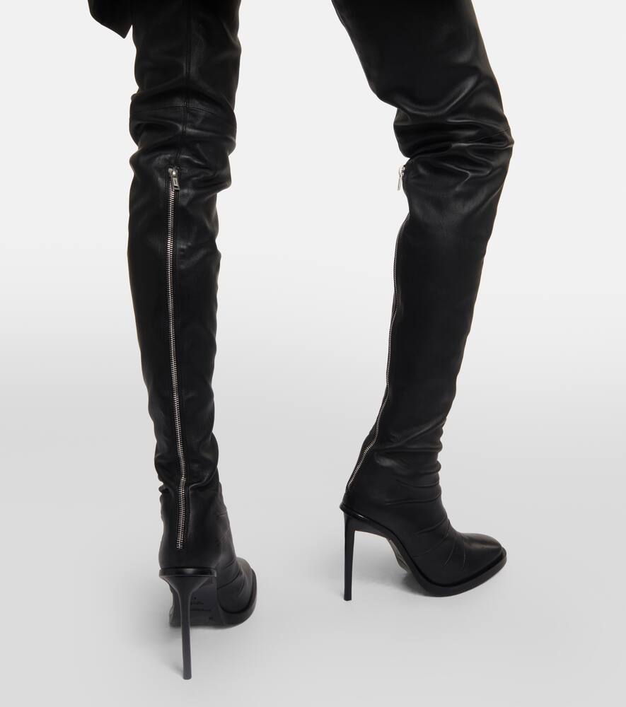 Ann Demeulemeester Adna over-the-knee leather boots