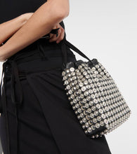 Ann Demeulemeester Edia Mini embellished leather bucket bag
