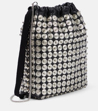 Ann Demeulemeester Edia Mini embellished leather bucket bag