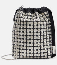Ann Demeulemeester Edia Mini embellished leather bucket bag