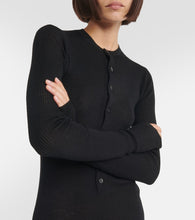 Ann Demeulemeester Ribbed-knit wool maxi dress