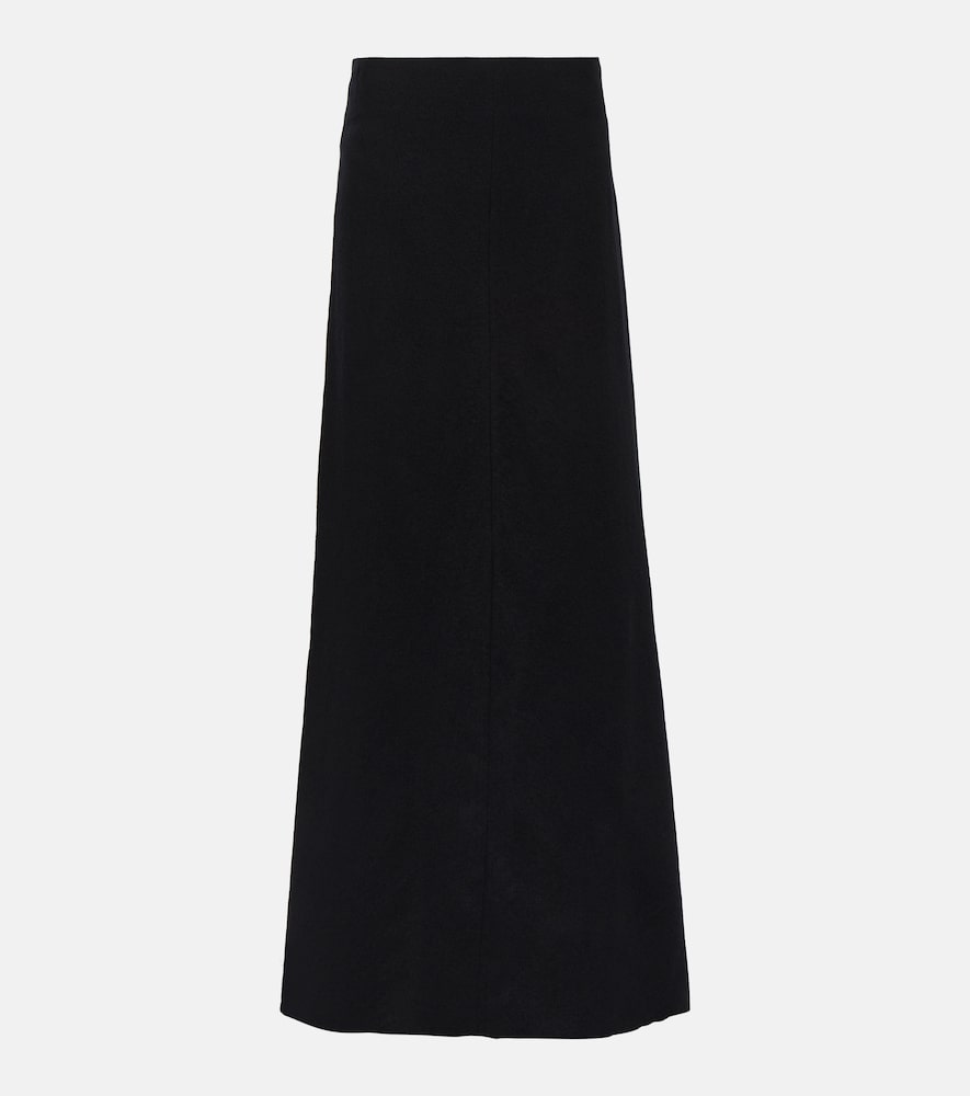Ann Demeulemeester Virgin wool maxi skirt - Ann Demeulemeester 初剪羊毛超长半身裙