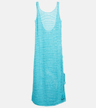 Anna Kosturova Athena crochet cotton midi dress. Anna Kosturova Athena 钩针棉质中长连衣裙