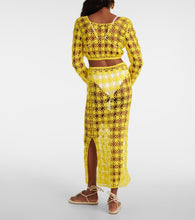 Anna Kosturova Bella crochet cotton maxi skirt