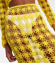 Anna Kosturova Bella crochet cotton maxi skirt