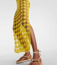 Anna Kosturova Bella crochet cotton maxi skirt