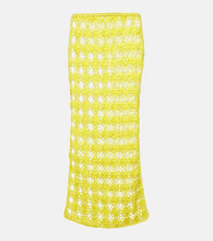 Anna Kosturova Bella crochet cotton maxi skirt - Anna Kosturova Bella 钩编棉质超长半身裙