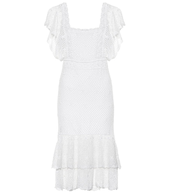 Anna Kosturova Florence crochet cotton dress