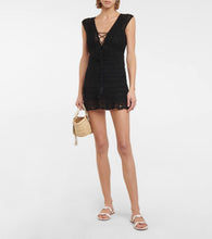 Anna Kosturova Jennifer crochet cotton minidress