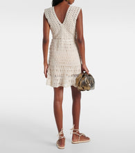 Anna Kosturova Jennifer crochet cotton minidress