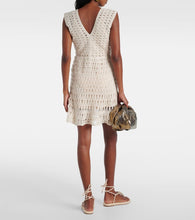 Anna Kosturova Jennifer crochet cotton minidress