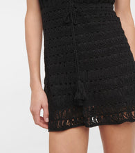 Anna Kosturova Jennifer crochet cotton minidress