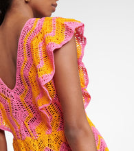 Anna Kosturova Melissa crocheted cotton minidress