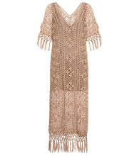 Anna Kosturova Savannah crochet maxi dress. Anna Kosturova Savannah 钩编超长连衣裙