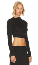 Anna October Novel Top in Black