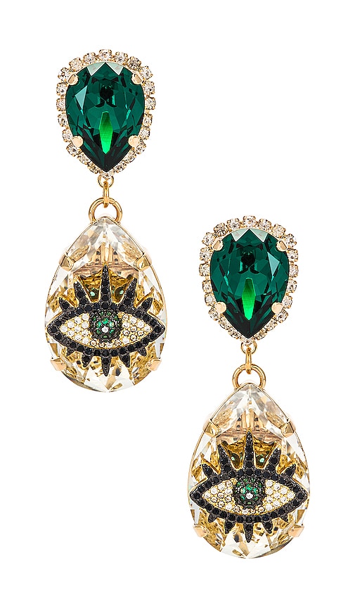 Anton Heunis Evil Eye Drop Earring in Multi