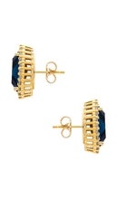 Anton Heunis Oval Studs in Blue