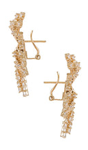 Anton Heunis Sun Rays Earrings in Metallic Gold