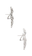 Anton Heunis Sunburst Earrings in Metallic Silver