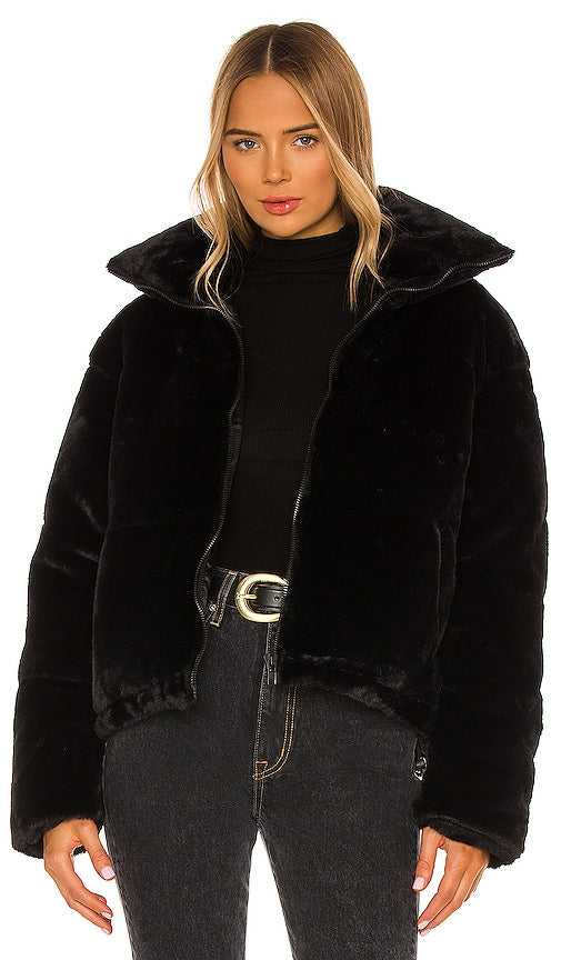 Apparis Billie Jacket in Black - Apparis Billie - Veste en noir - Apparis Billie 黑色夹克 - Apparis Billie Jacke in Schwarz - Apparis 빌리 재킷 - Giacca Apparis Billie in nero