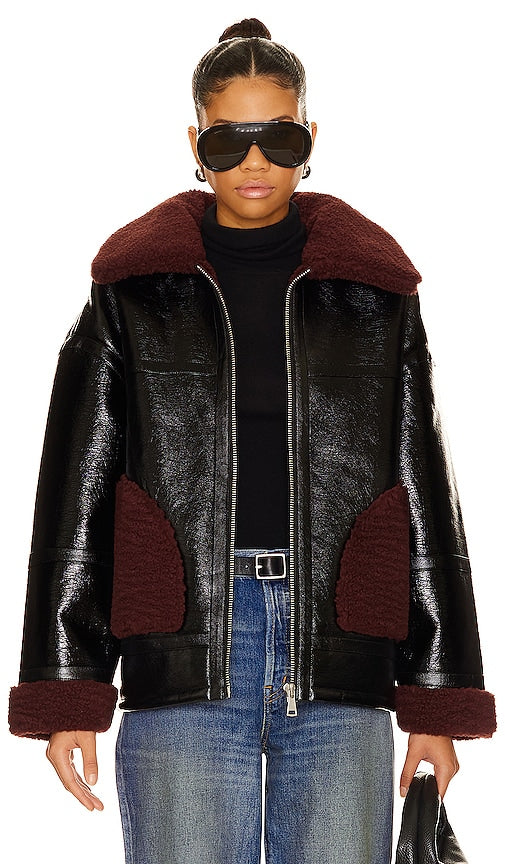 Apparis Catalina Jacket in Black - Veste Apparis Catalina en noir - Apparis Catalina 黑色夹克 - Apparis Catalina Jacke in Schwarz - Apparis Catalina 재킷 색상 - Giacca Apparis Catalina in nero