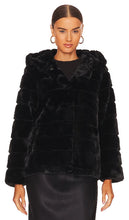 Apparis Goldie 5 Faux Fur Jacket in Black