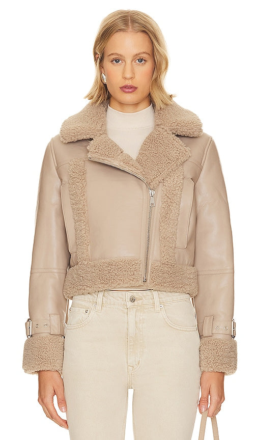 Apparis Jay Jacket in Taupe
