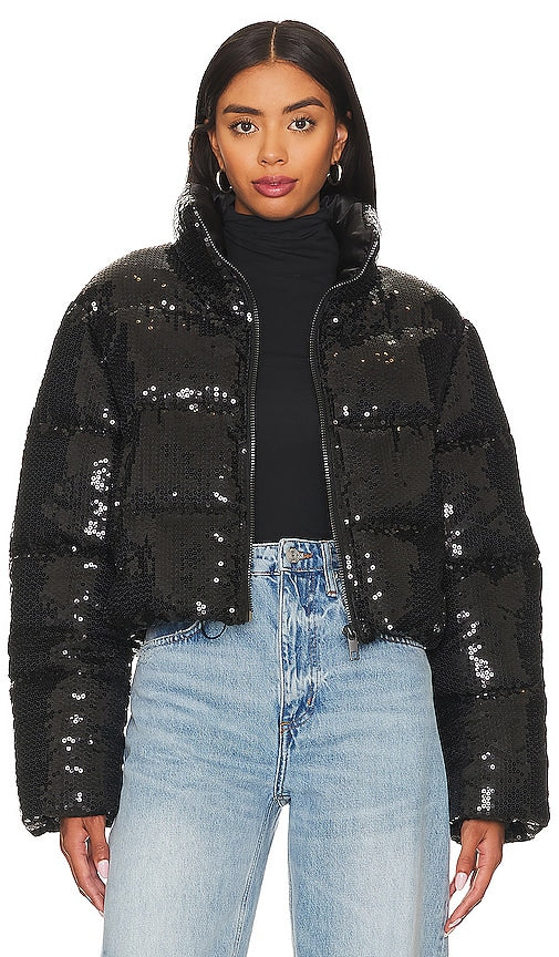 Apparis Kat Sequin in Black - Apparis Kat Paillette en Noir - Apparis Kat 黑色亮片 - Apparis Kat Pailletten in Schwarz - Apparis Kat 스팽글 블랙 색상 - Apparis Kat Sequin in nero