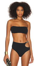 Aquamanile Lady's Slipper Bikini Top in Black