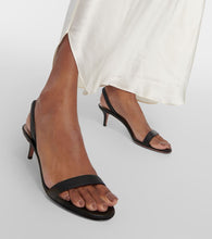 Aquazzura 50 leather sandals