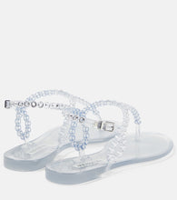 Aquazzura Almost Bare embellished PVC sandals
