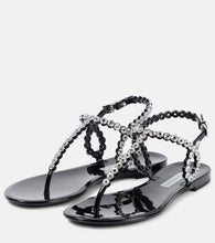 Aquazzura Almost Bare embellished PVC sandals