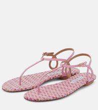 Aquazzura Almost Bare leather thong sandals