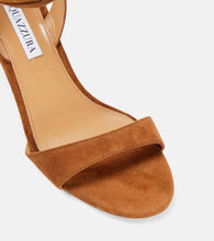 Aquazzura Alu 50 suede sandals