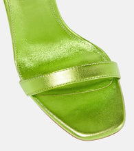 Aquazzura Aura 105 embellished leather sandals