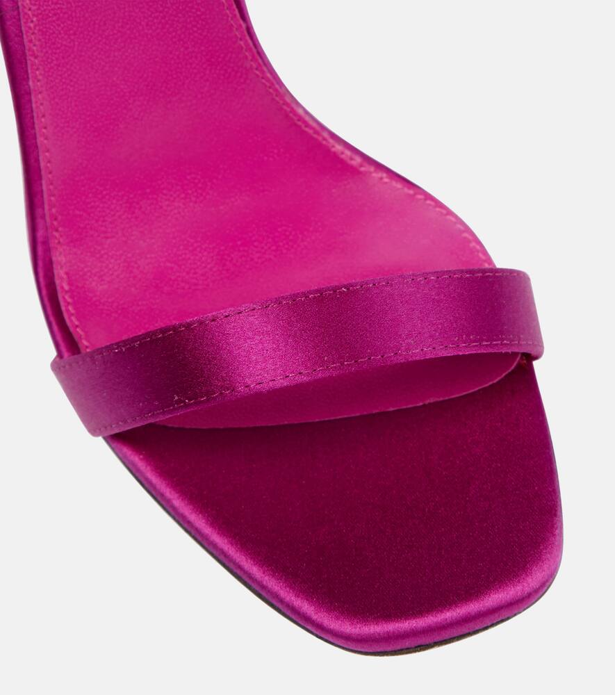 Aquazzura Aura embellished satin sandals