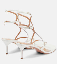 Aquazzura Baia 65 leather sandals