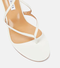 Aquazzura Baia 65 leather sandals