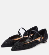 Aquazzura Bellezza boucl√É¬© Mary Jane flats