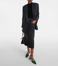 Aquazzura Blade 65 suede pumps
