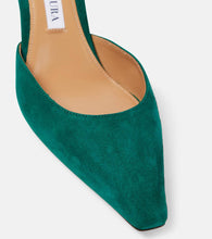 Aquazzura Blade 65 suede pumps