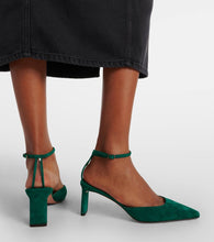 Aquazzura Blade 65 suede pumps